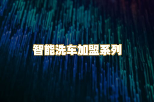 智能洗车加盟系列